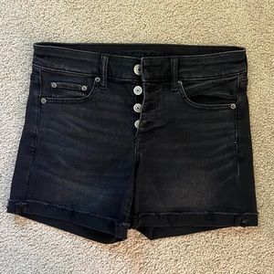American eagle midi button fly shorts